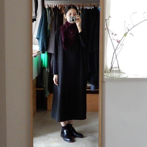 スリアルパカウールトライアングルスカーフ Bordeaux