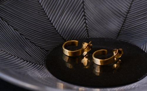 ピアス Hoop Bretagna Gold