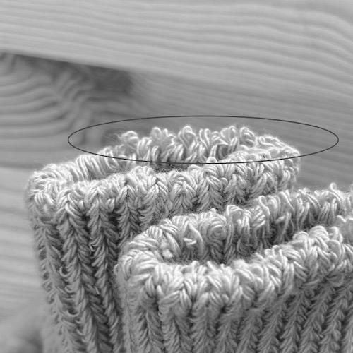 オーガニックコットンローゲージソックス Pink