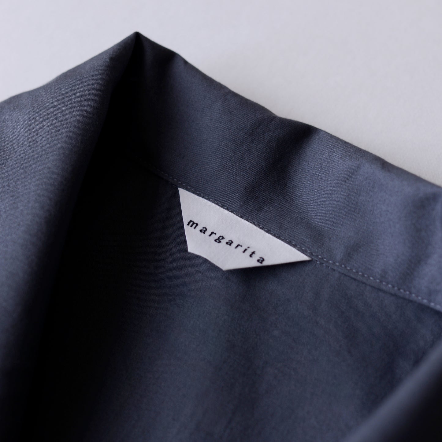 ショールカラーカシュクールワンピース Charcoal Gray