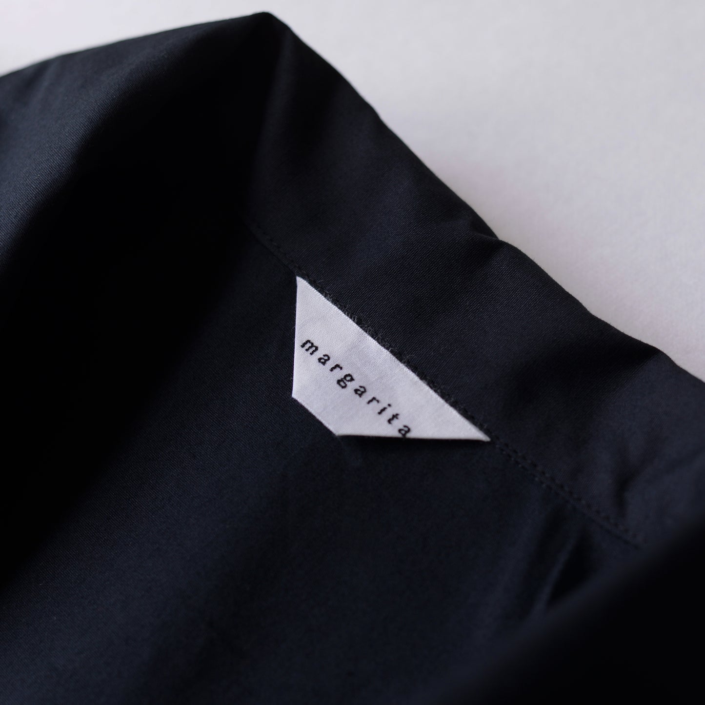 ショールカラーカシュクールワンピース Black