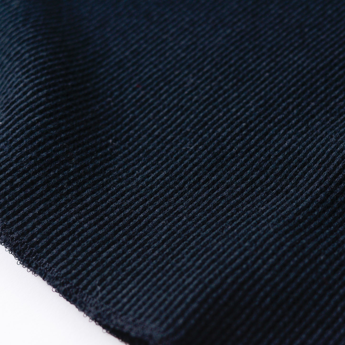 Cotton Waffle Long Sleeve Shirt Black