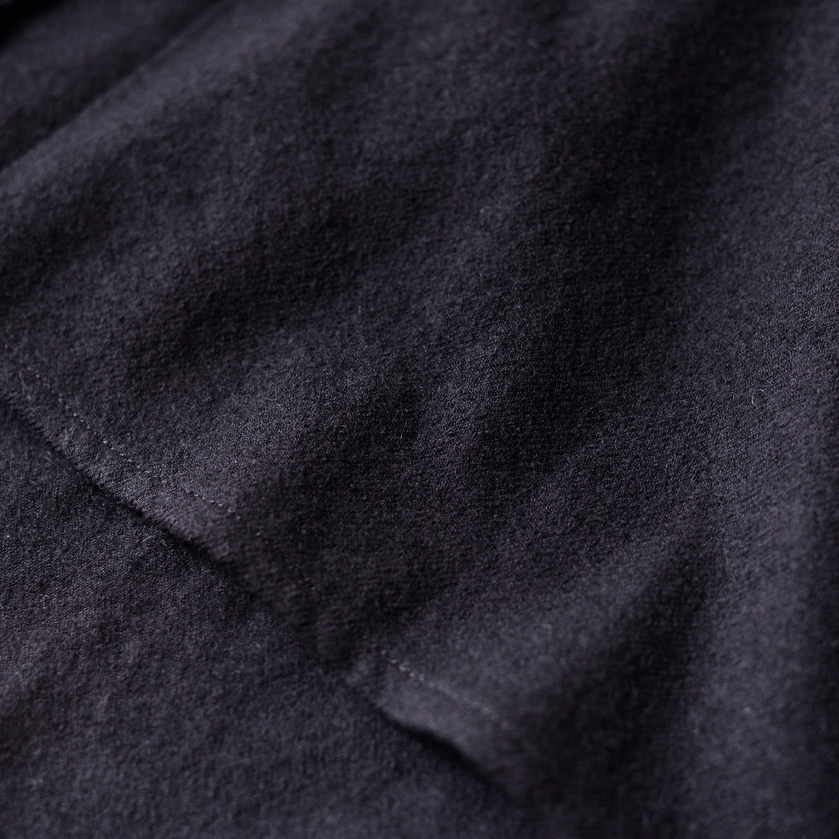 ウールプチカラーオーバーブラウス Black