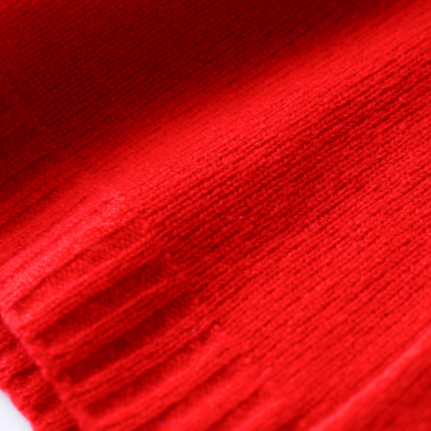 ウールカーディガン Red