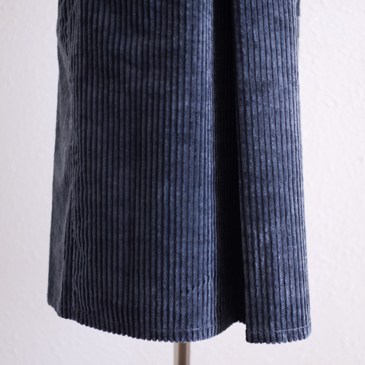 コットンコーデュロイVネックジャンパースカート Gray