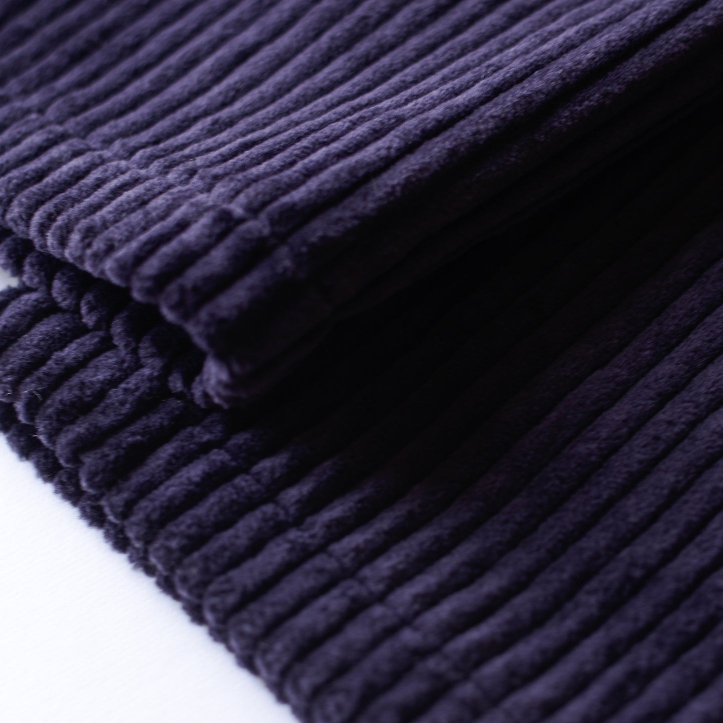 Corduroy wide pants Purple