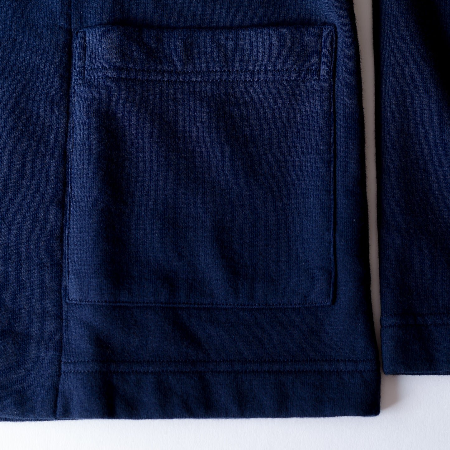 コットンウールスナップカーディガン Navy