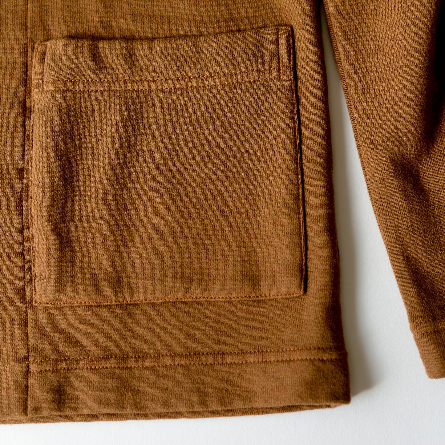 コットンウールスナップカーディガン Mocha