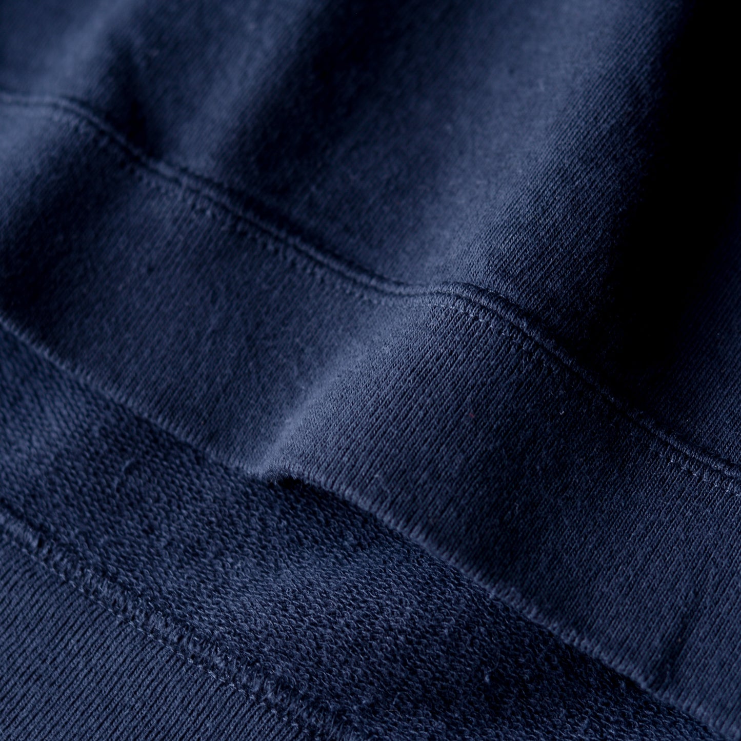 コットン裏毛ボックスプルオーバー Black