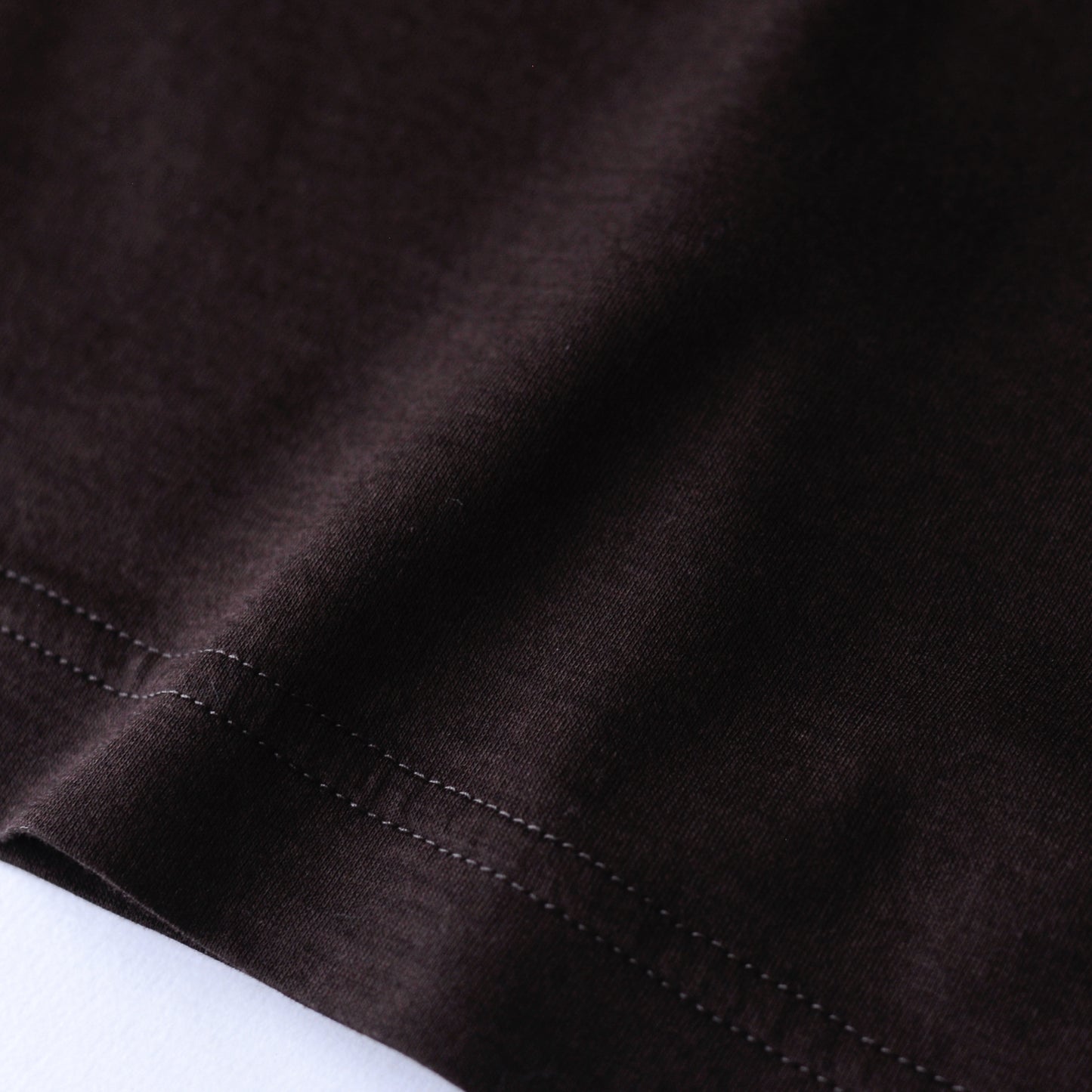 レーヨンオーガニックコットンTシャツ Brown