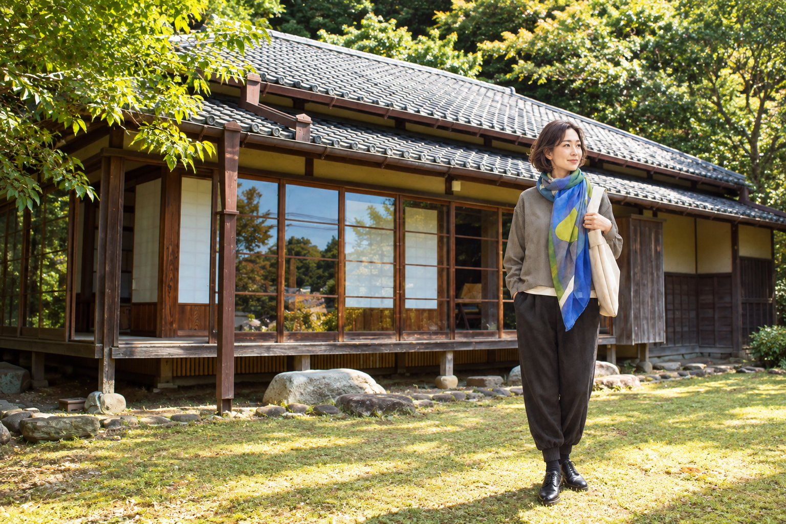 10月の鎌倉、何を着て歩こう　秋の街と古い家を訪ねて