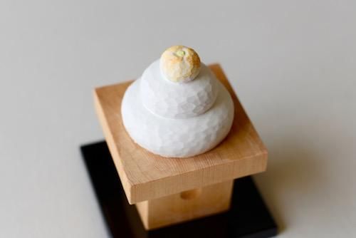 ヒノキの鏡餅 中