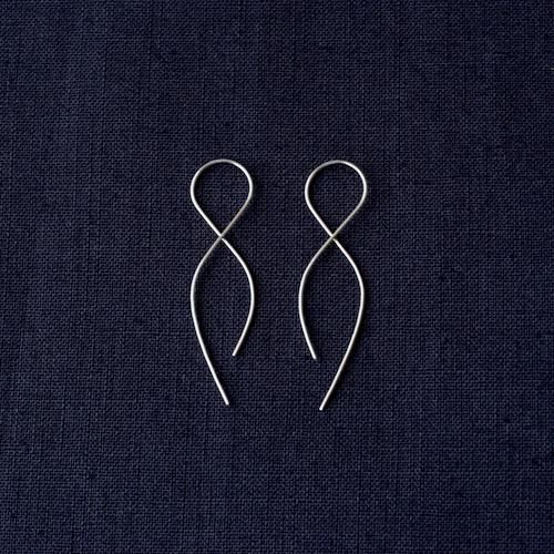 Infinity Silver Earrings