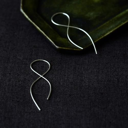 Infinity Silver Earrings