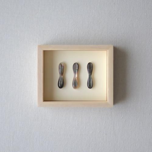 Chopstick Rest Double Oval Black