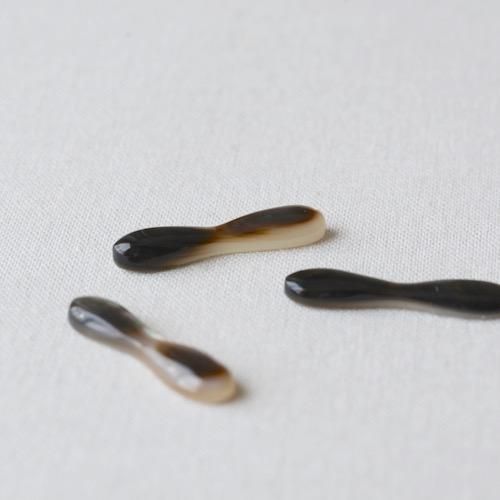 Chopstick Rest Double Oval Black