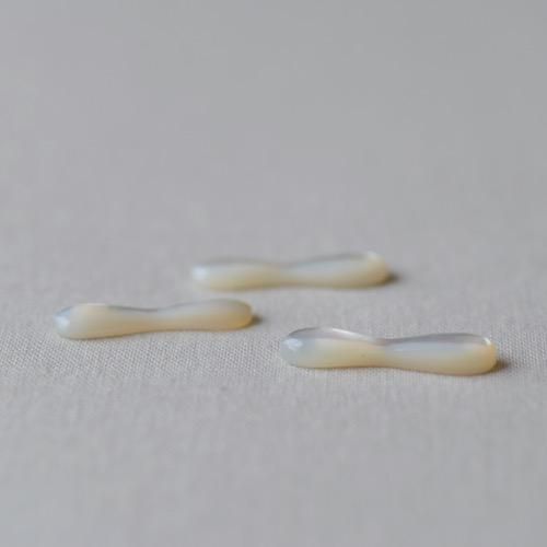 Chopstick Rest Double Oval White