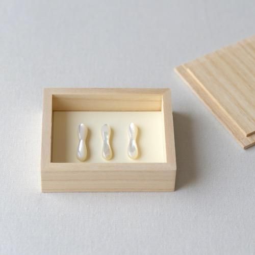 Chopstick Rest Double Oval White