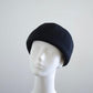 Wool Roll-Up Beret Black