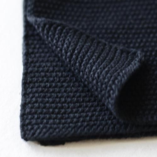 린넨 유기농 코튼 키친 크로스 블랙