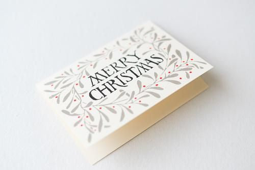 인사말 카드 Christmas Wreath