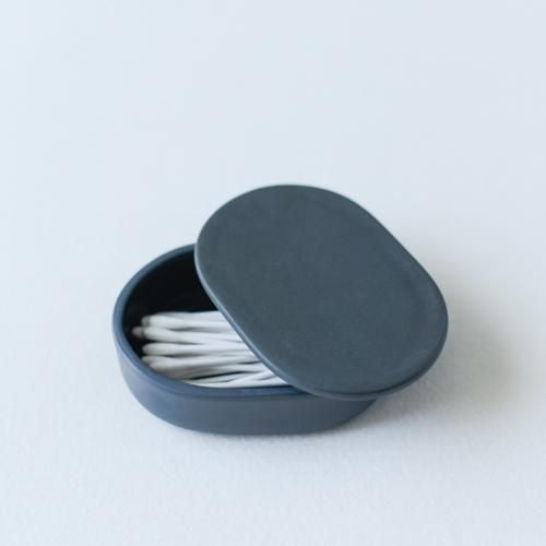 ポーセリンコンテイナー Oval Black