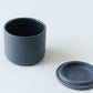 Porcelain Container Round Black