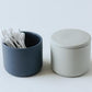 Porcelain Container Round Black