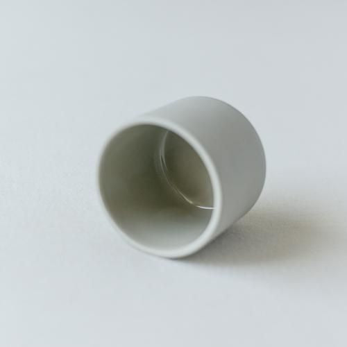 Porcelain Container Round White