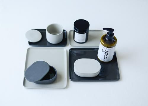 ポーセリントレイ M White