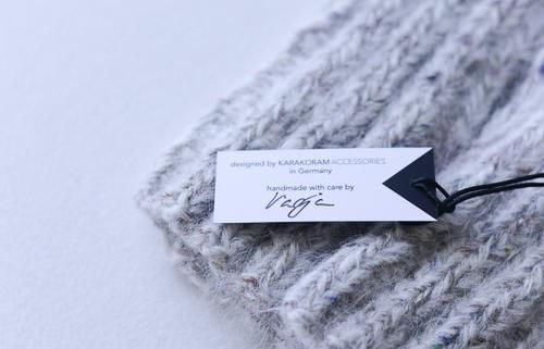 Silk-blend Alpaca Wool Hand Warmer, White