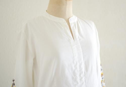 コットンハニーフラワーワンピース Off White