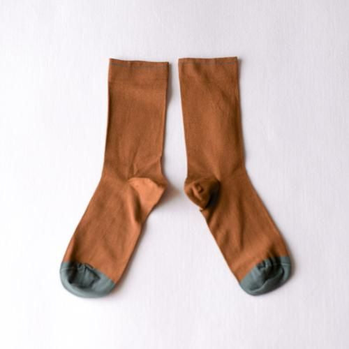 Socks Plain Caramel