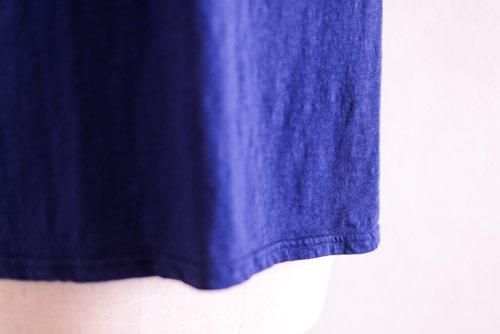 コットンセミタートルタンクトップ Navy