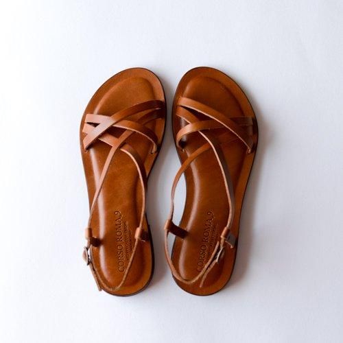 レザーサンダル Brown