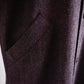 ソフトウールノーカラーコート Brown