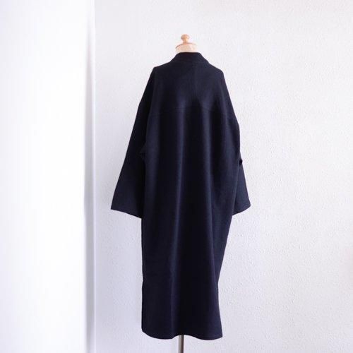 소프트 울 노 컬러 코트 Black