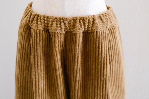 코듀로이 와이드 팬츠 Beige