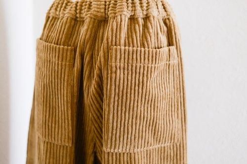 코듀로이 와이드 팬츠 Beige