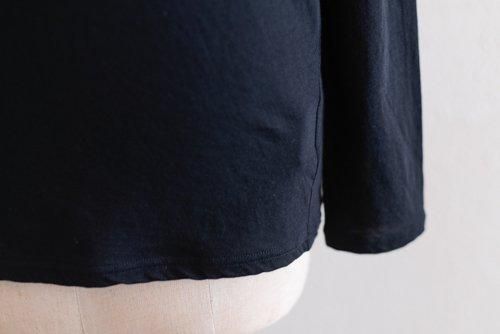 スーピマコットンロングスリーブTシャツ Black
