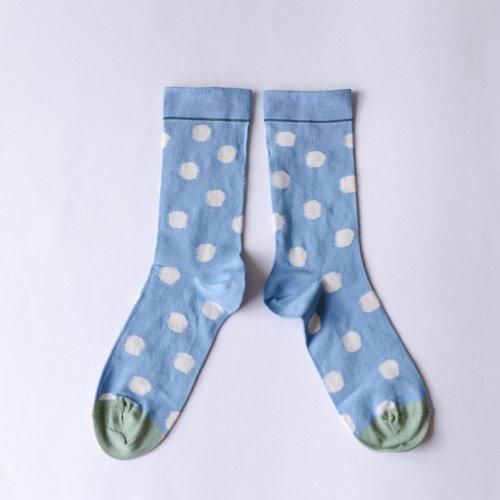Socks Pois Bleue