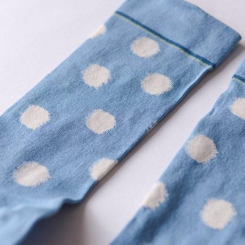 Socks Pois Bleue