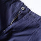 Cotton Herringbone Tuck Pants Navy