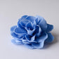 Cotton flower brooch Blue