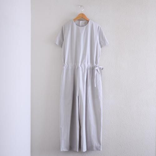 Cotton linen jumpsuit Beige