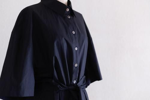 Cotton Short Sleeve Jumpsuit Black