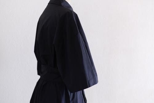 Cotton Short Sleeve Jumpsuit Black