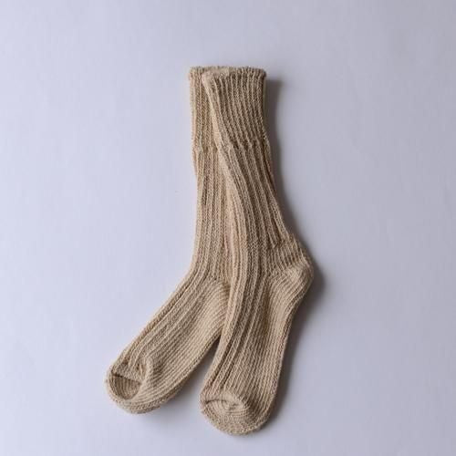 Organic Cotton Low Gauge Socks Green