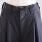 Organic Cotton Tapered Pants in Charcoal Black