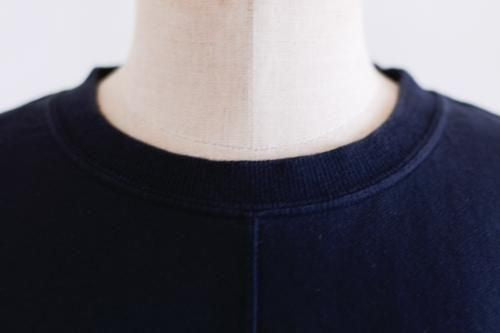 コットンギャザースリーブプルオーバー Black